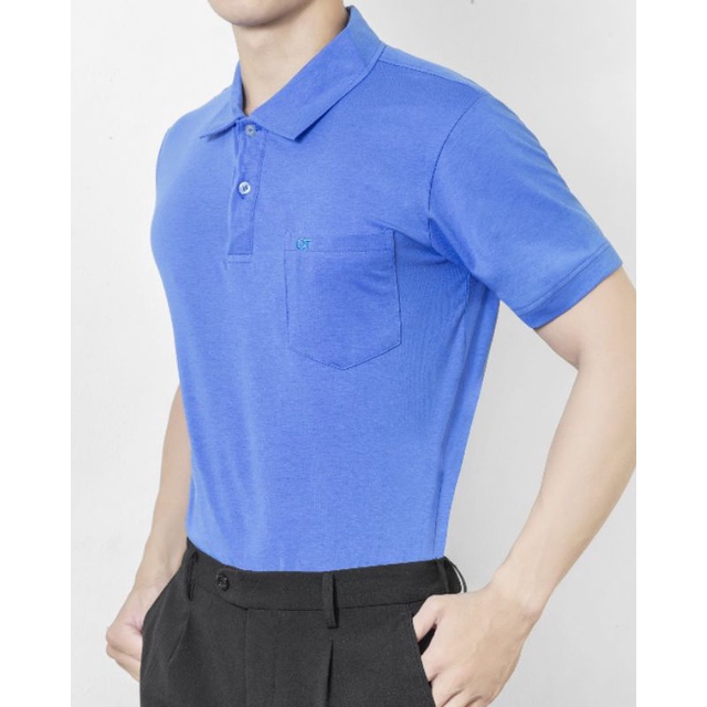 Áo thun Polo cotton 100% - dáng công sở, mát mịn, đơn giản, tinh tế, có túi ngực QT POLO