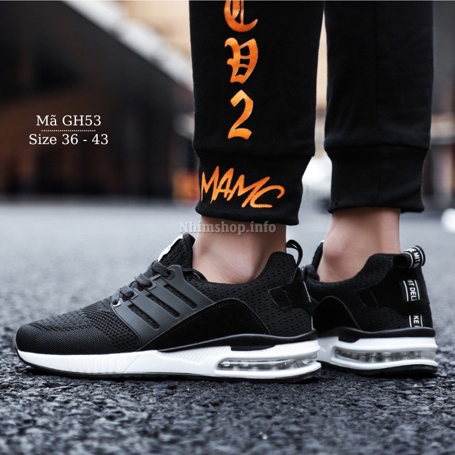 Giày thể thao trẻ em nam size đại dáng cột dây năng động cá tính cho bé trai chân ngoại cỡ GH53