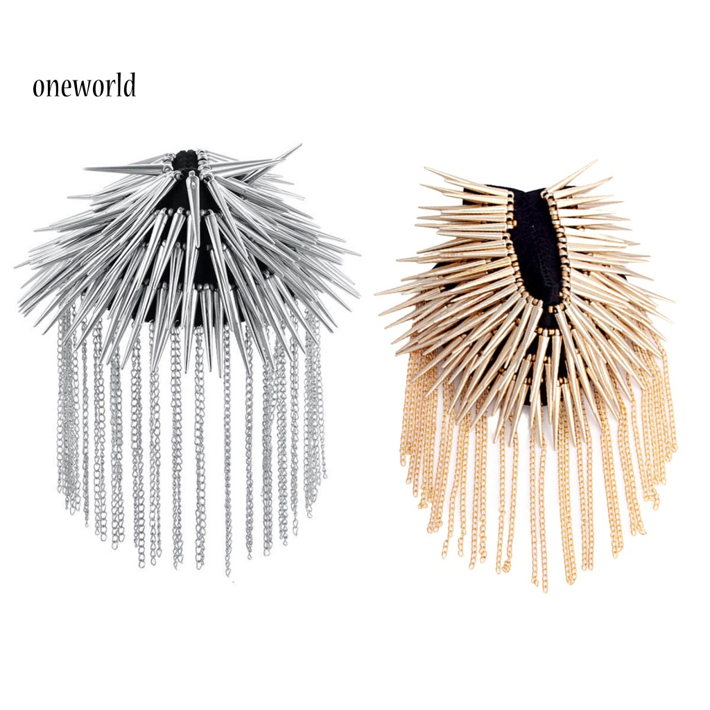 Dây Xích Đính Đinh Tán Kiểu Hip-hop Trang Trí Quần Áo Blazer