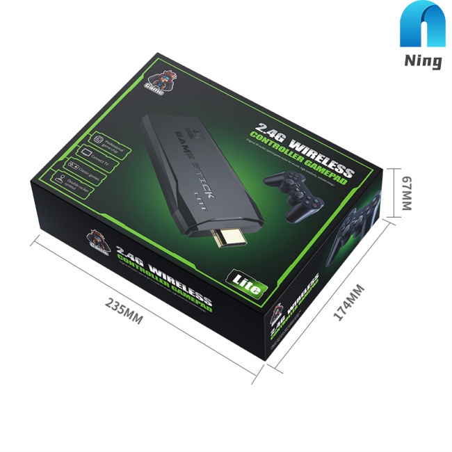 Máy Chơi Game Cầm Tay Không Dây Ning M8 Tích Hợp 3550 / 10000 Trò Chơi Cổ Điển