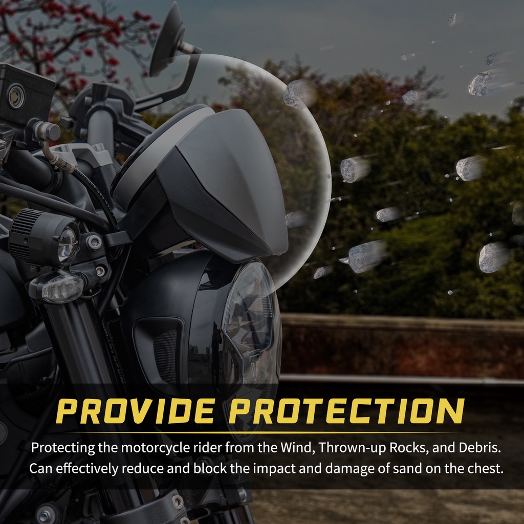 Kính Chắn Gió 660 Độ Chuyên Dụng Cho Xe Mô Tô Triumph Trident660 2021 2022 2023