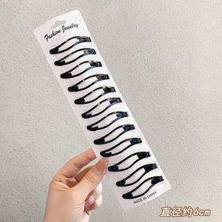 Set 12 Kẹp Tóc Màu Đen Thời Trang Cho Nữ