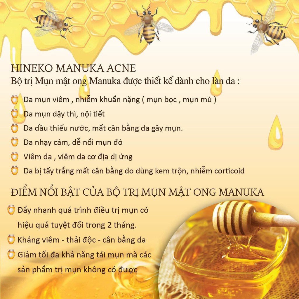 Tinh chất giảm mụn Hineko Manuka Acne Essence Nhật Bản - 1969s Việt Nam