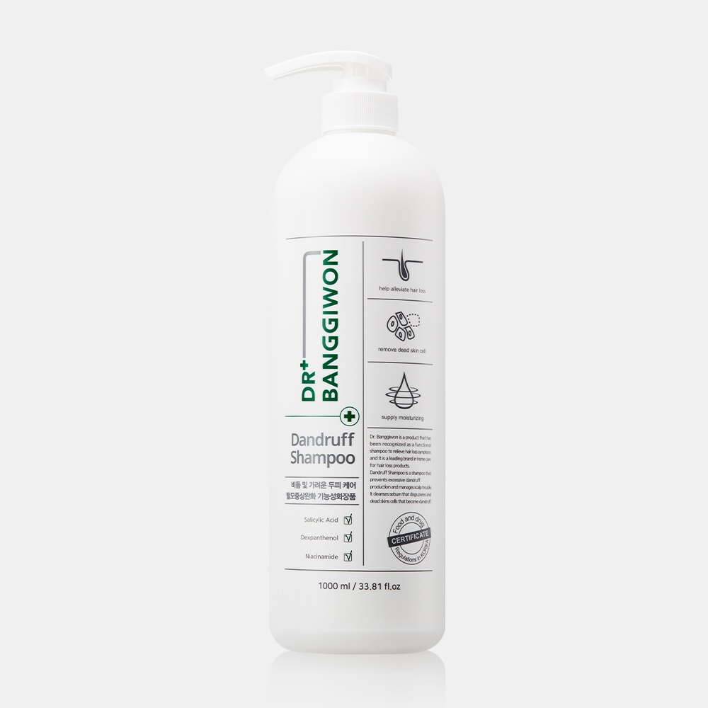 Dr.Banggiwon Dandruff Shampoo 1000ml / Anti-hair loss shampoo / Effective dandruff management
