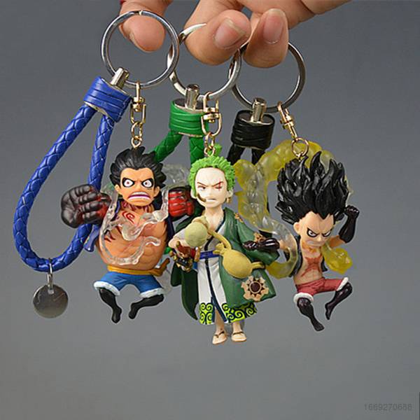 Set 2 Móc Khóa Mô Hình Nhân Vật Phim ONE PIECE 2SQ