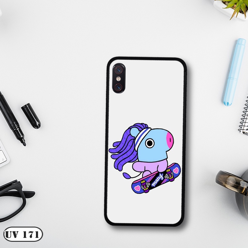 Ốp lưng nhám cho điện thoại Xiaomi Mi 8 Pro