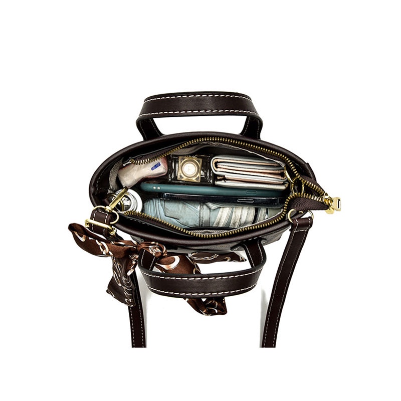 MISCHA Túi Xách Đeo Vai Kích Cỡ Lớn Thời Trang Phong Cách retro Mới