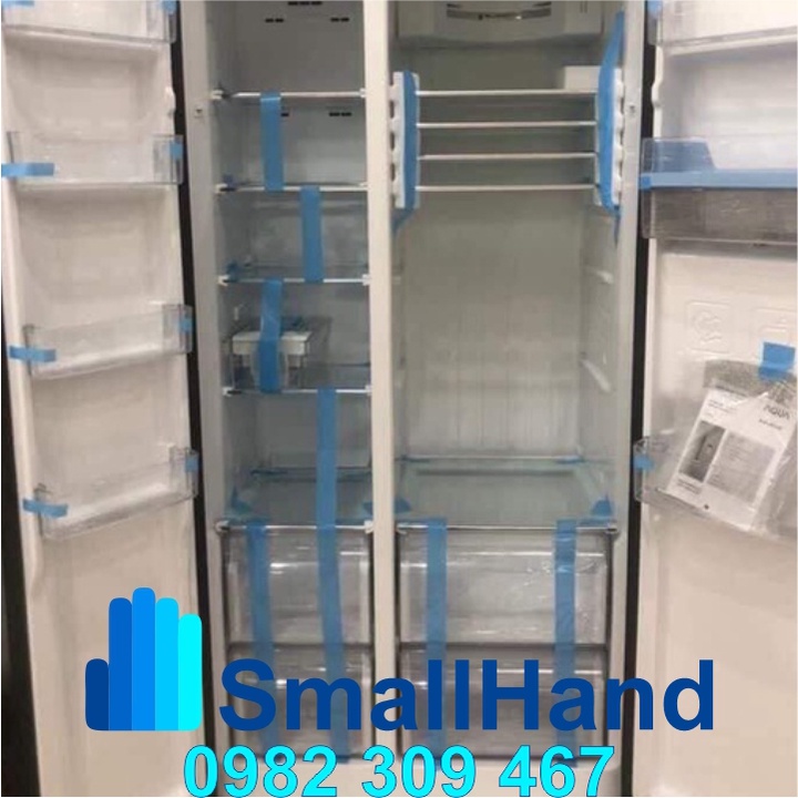 Băng dính chịu nhiệt Pet Acrylic xanh da trời – Không nhả keo – Dùng dán tủ lạnh, máy giặt