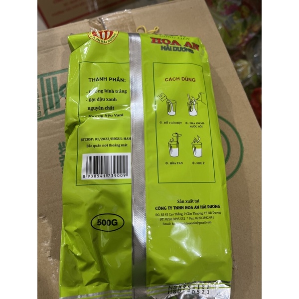 Bột Đậu Xanh, Đậu đen HOA AN 0.5Kg