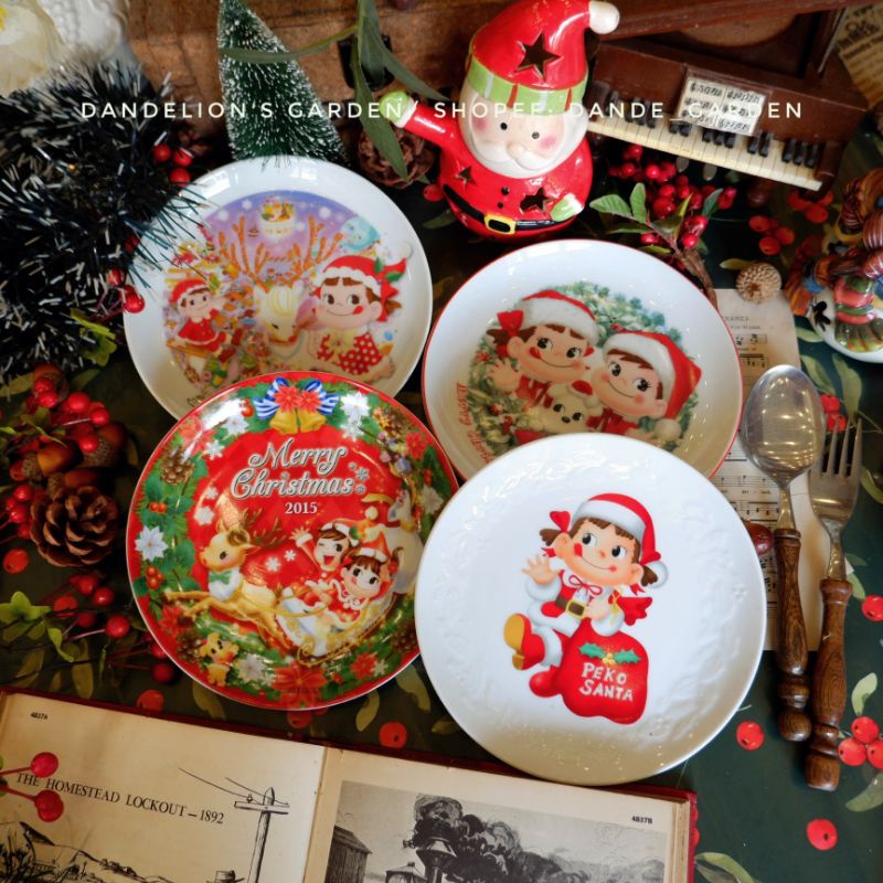 dĩa giáng sinh noel nhân vật peko