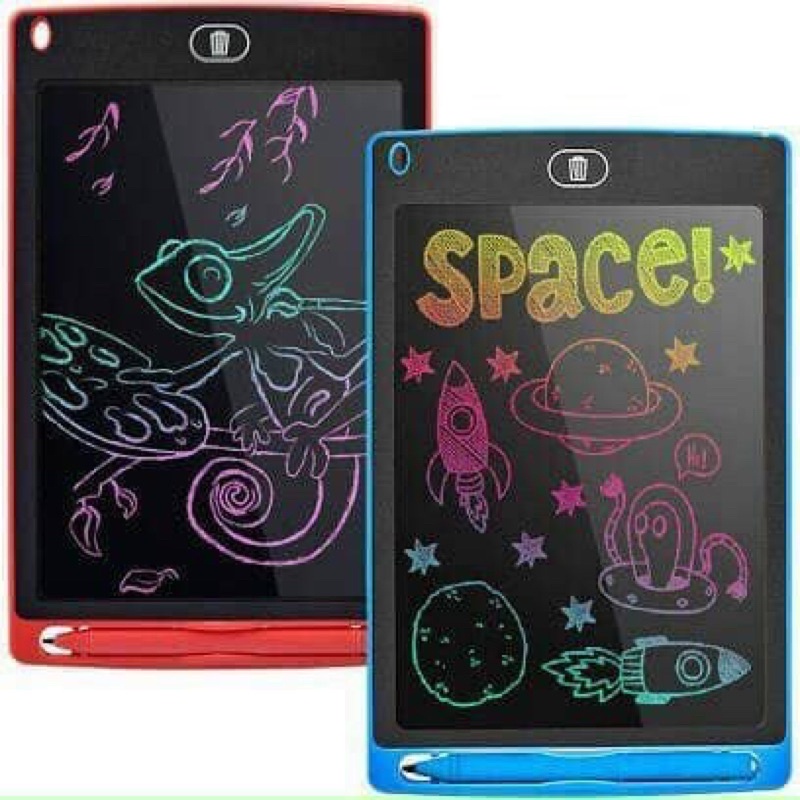 Bảng vẽ điện tử thông minh tự xóa màn hình LCD đa sắc 8.5 inch _ Tặng kèm bút vẽ