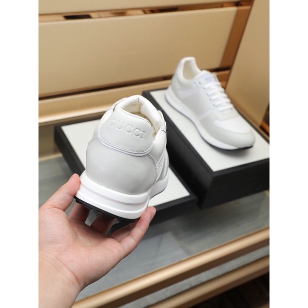 Giày thể thao/sneaker nam Gucci GC 2022 màu trắng phối đồ trẻ trung đế nhẹ êm chân