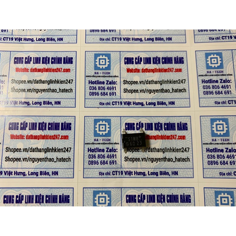Túi 10 chiếc Diode Cầu Dán S1WBS60 S1WB60 1A 600V SOP-4 Mới Chính Hãng