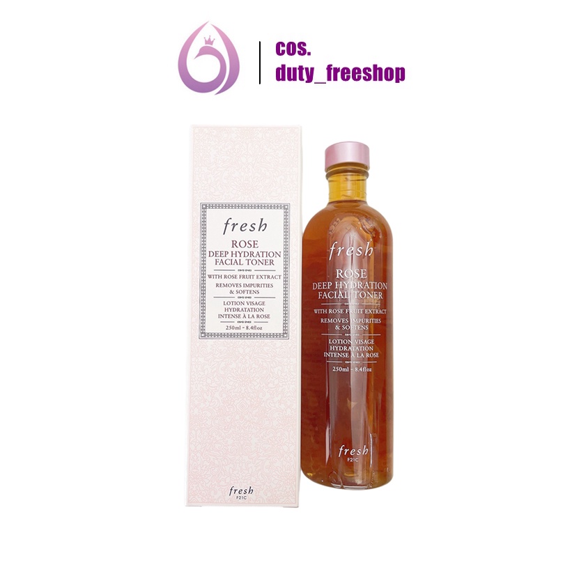 Fresh toner nước hoa hồng Fresh Rose Deep Hyration Facial Toner 250ml