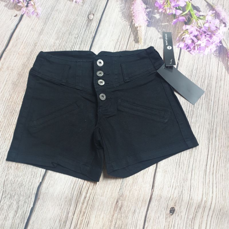 Quần short kaki/ jean nữ mẹ & bé lưng cao co giãn 40-62kg