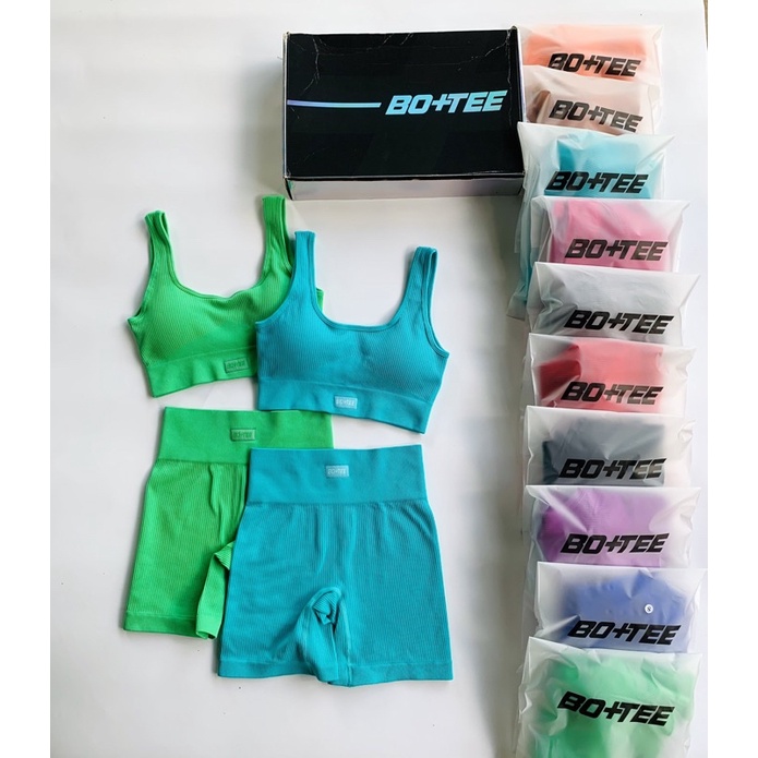 Bộ tập gym yoga nữ Ribbed Yulee Store.
