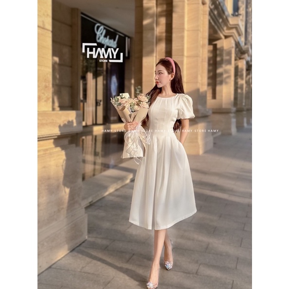 Đầm Tay Búp Xoè