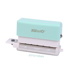 Tấm Đục Lỗ Cầm Tay Bằng Nhựa 6 Lỗ Dễ Thương Kích Thước A4 A5 B5 Cho Sổ Tay Nhật Ký Một lần ép lỗ được 2 tờ giấy