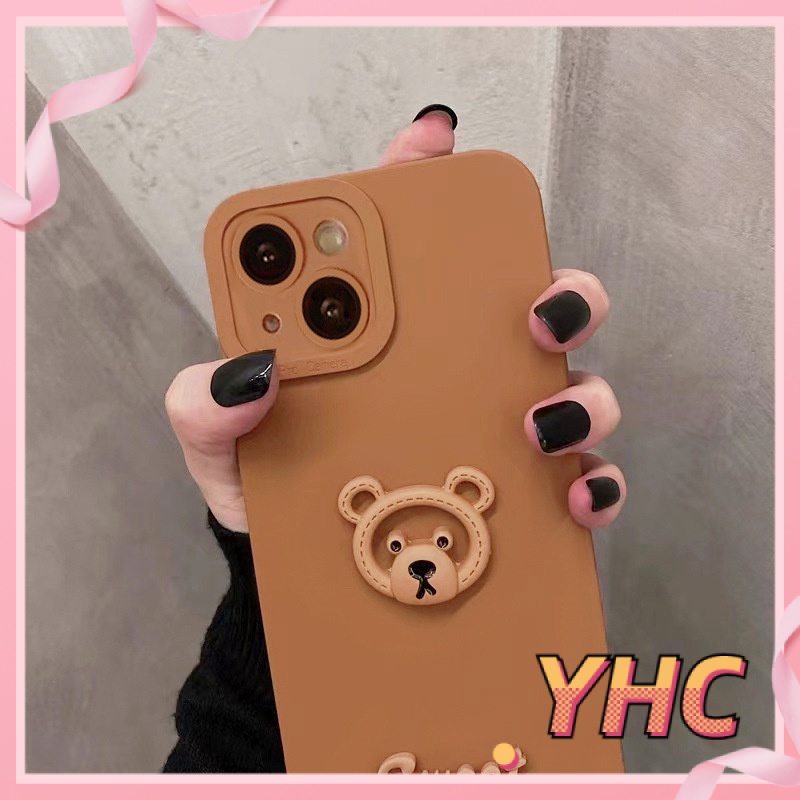 ốp iphone Hình Gấu 3D tương thích iPhone 6/S6/6S/6splus/7/7plus/8/8plus/X/xs/xr/xsmax/11/12/13/pro/Max-032