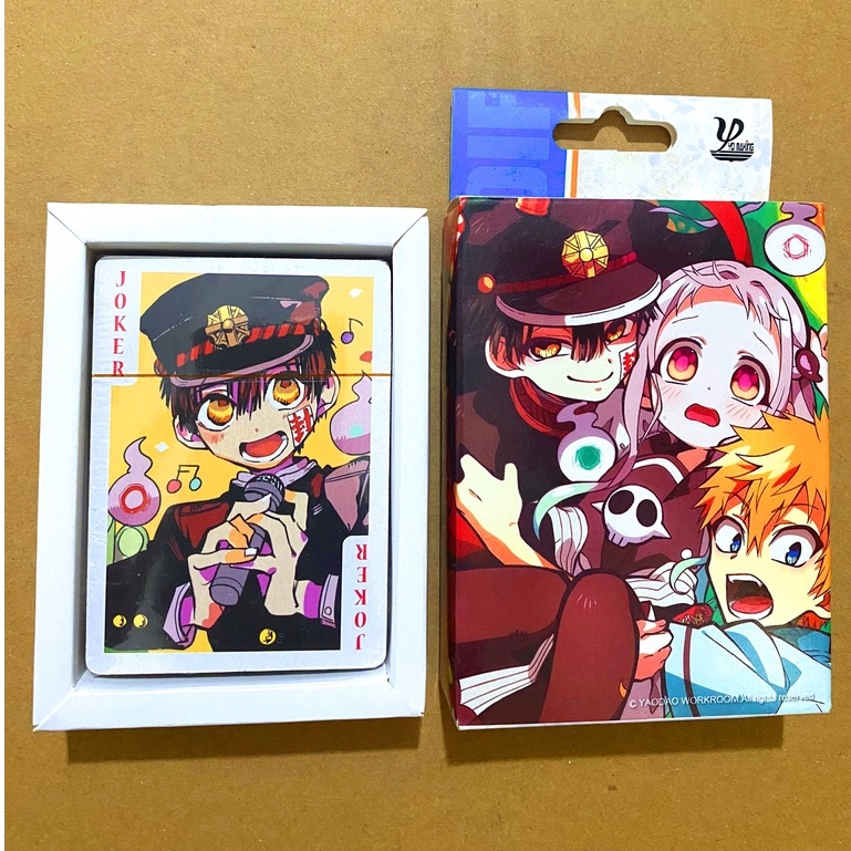 Bộ bài tú lơ khơ Jibaku Shounen Hanako-kun 54 ảnh khác nhau anime manga