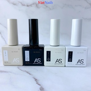 Sơn Gel AS Sơn Móng Tay Màu Trắng, Đen, Nước Gạo, Trắng Sữa Chua Dung Tích 15ml