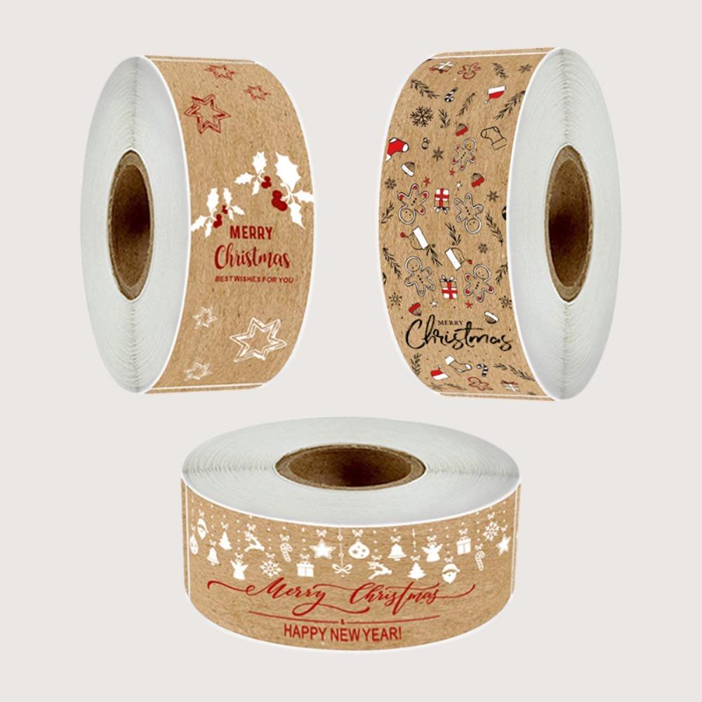 CHOOKEY 150 Miếng Dán Trang Trí Giáng Sinh 3.8 * 10.2cm