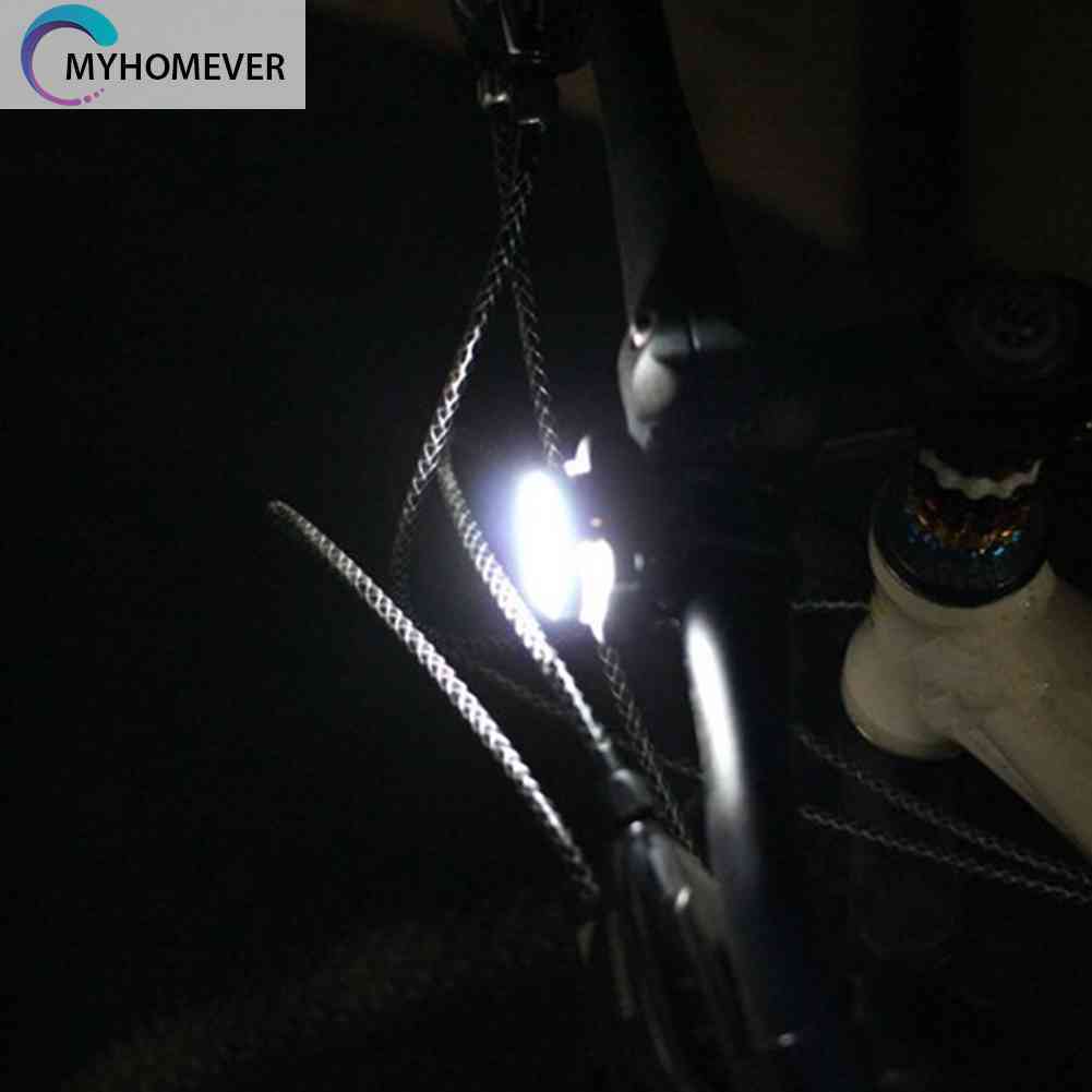 Đèn Pha + Đèn Hậu Cảnh Báo An Toàn Sạc USB 3 Chế Độ Cho Xe Đạp