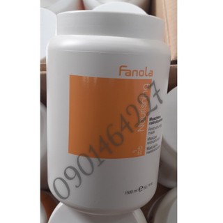 Dầu hấp ủ tóc Fanola Nutricare chính hãng Ý 1500ml cải thiện tóc hư tổn