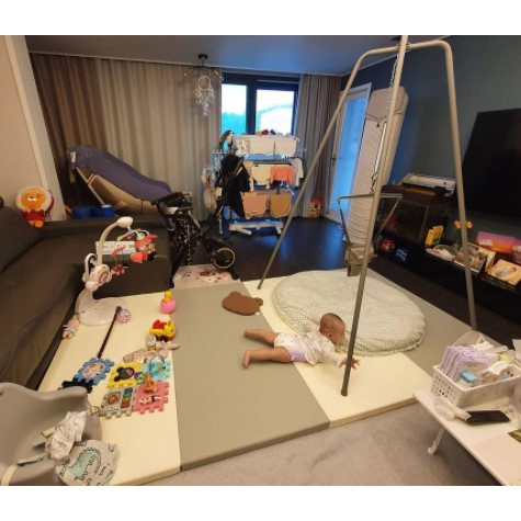 Thảm chơi trải sàn cho bé siêu tiện dụng nhập khẩu Bonitabebe Hàn Quốc