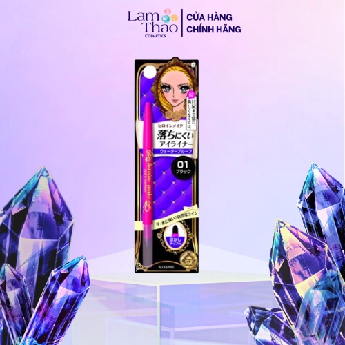 Bút Chì Sáp Kẻ Mí Mắt Chống Trôi Kissme Heroine Make Quick Eyeliner