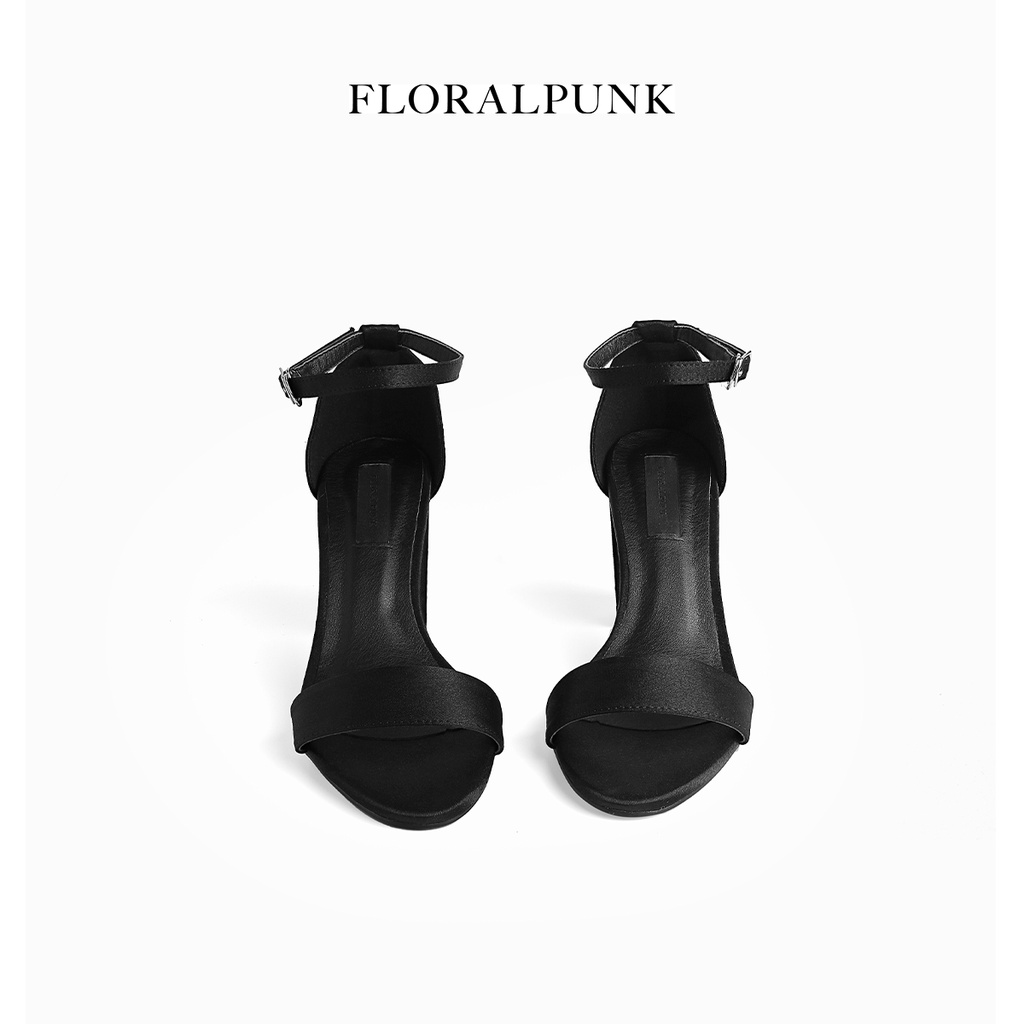 Giày cao gót Floralpunk Strappy Satin Heels 7cm