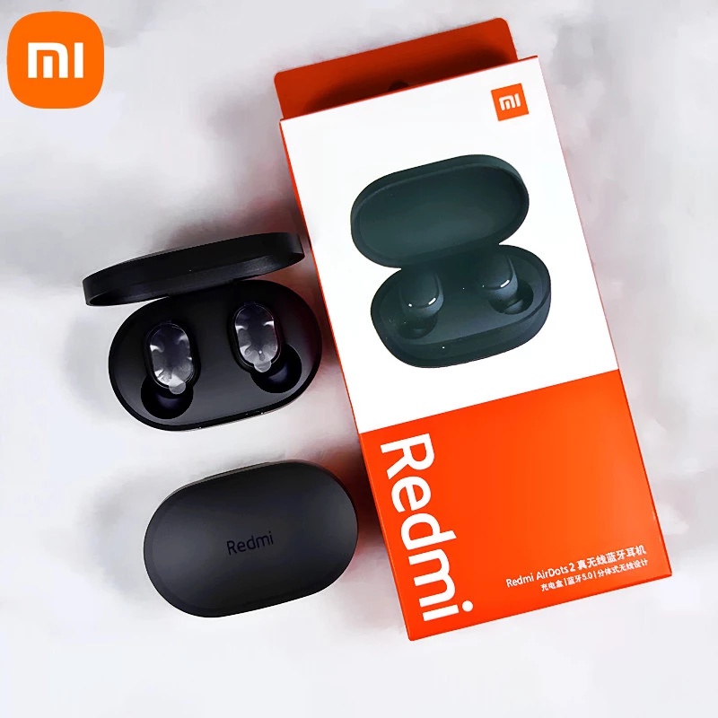 Tai nghe Bluetooth True Wireless Redmi Airdots 2 xiaomi Full box tặng cáp sạc hàng chính hãng | BigBuy360 - bigbuy360.vn