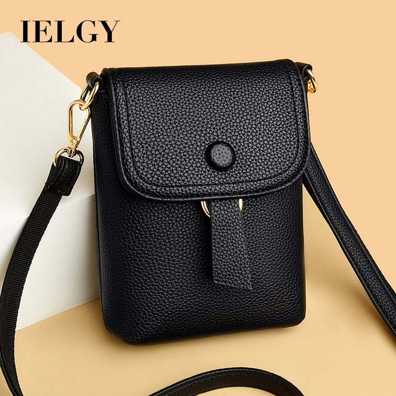 Ielgy Túi Đeo Vai Đựng Điện Thoại Mini Đơn Giản Thời Trang Cao Cấp