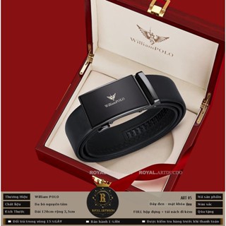 Thắt lưng nam cao cấp WilliamPOLO , dây nịt nam cao cấp ROYAL.ARTDUCDO - ART05