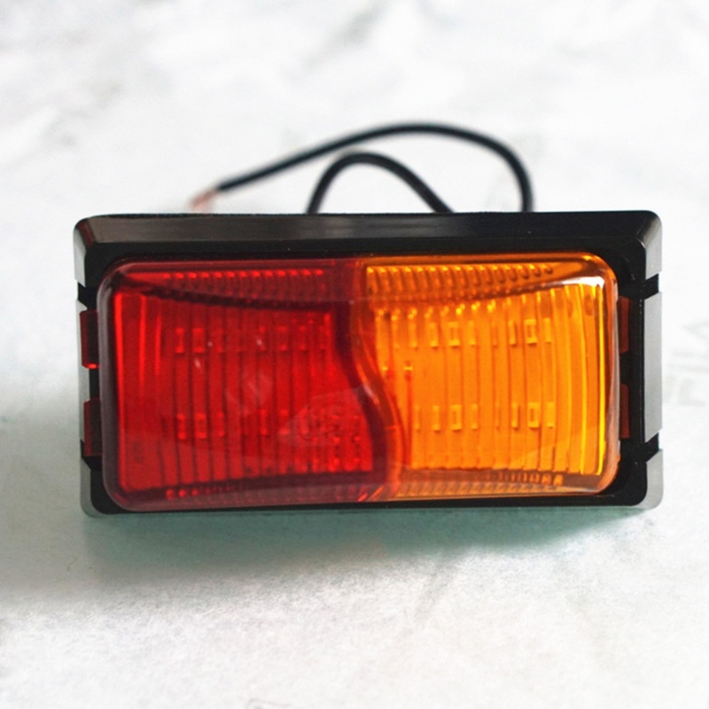 Set 4 Đèn Led Cảnh Báo 8 Bóng Gắn Đuôi Xe Tải Chống Thấm Nước