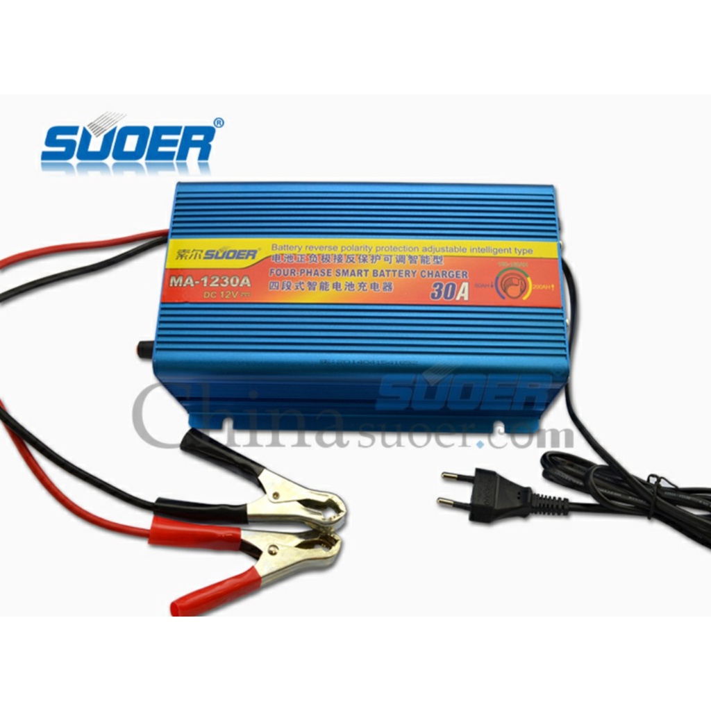 Sạc bình ắc quy thông minh 12V 30A - MA-1230A