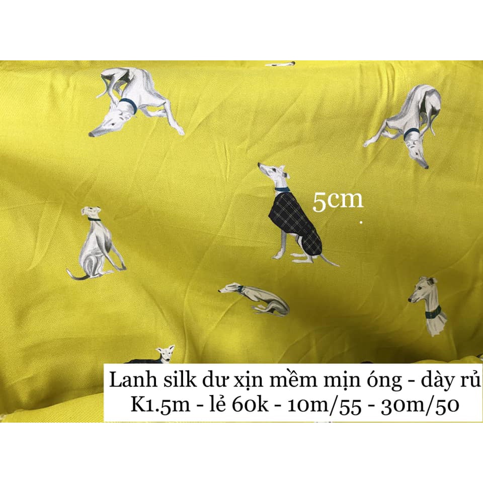 Vải Lanh Dư Hãng Mềm Mịn
