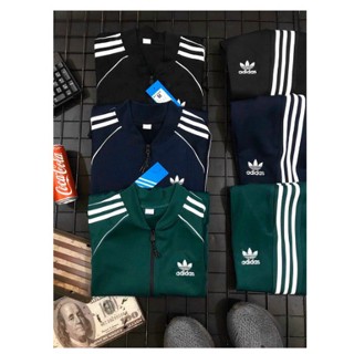 Bộ Thể Thao adidas Nam Vải Umi Thêu Logo Chắc Chắn, Bộ Quần áo adidas Thu Đông Phong Cách Thể Thao***