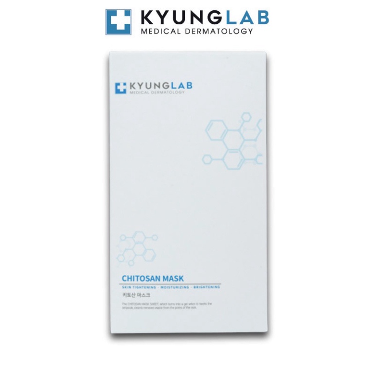 Mặt nạ Chitosan Mask KyungLab trẻ hoá - dưỡng trắng - thanh lọc thải độc da (hộp 3 miếng) habi beauty & health