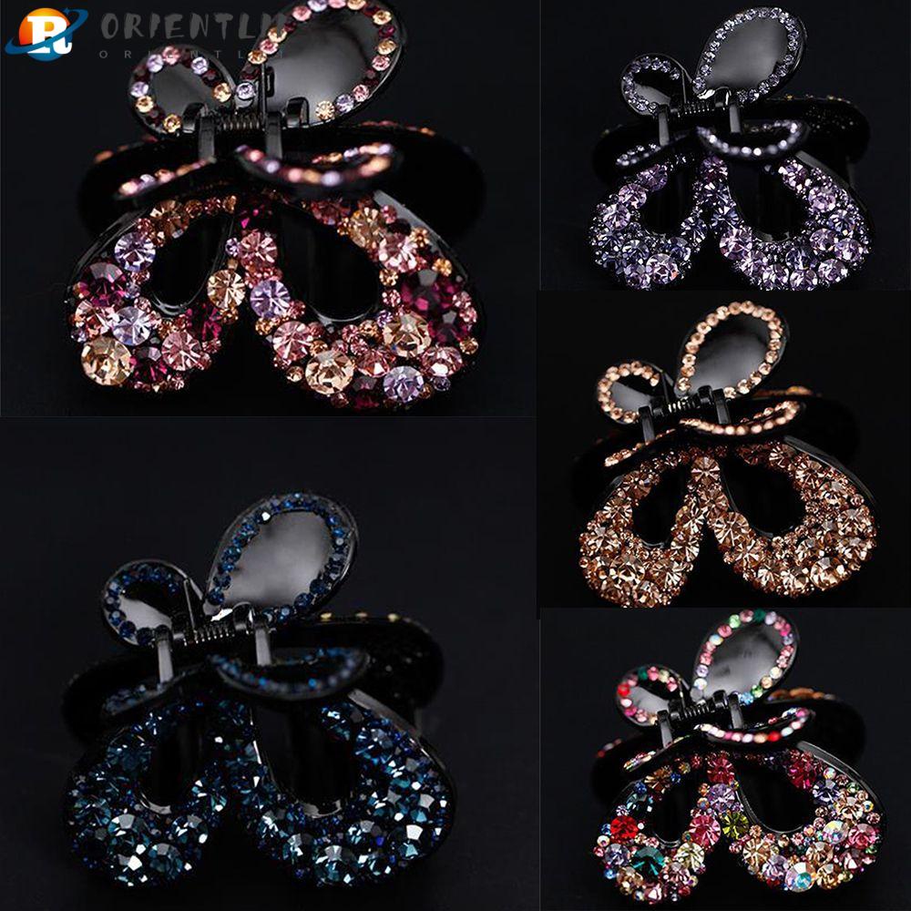 Kẹp Tóc Càng Cua Đính Đá Sáng Bóng Thời Trang Cho Nữ