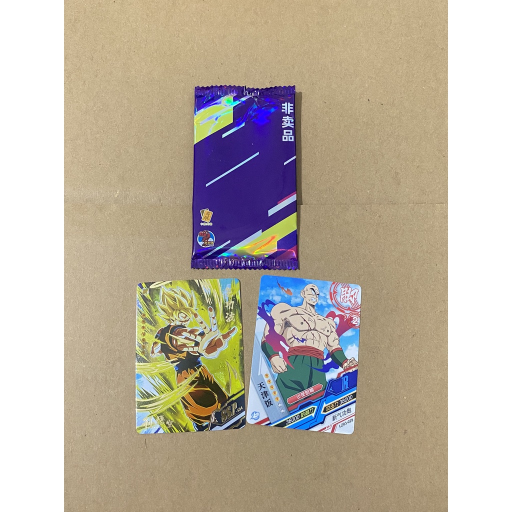 5 Mẫu Set 5 Ảnh Thẻ Nhân Phẩm Dragon Ball Pack Card In Hình Nhân Vật Anime - 7 Viên Ngọc Rồng