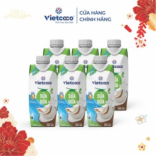 Combo 6 hộp sữa dừa UHT Vietcoco hộp 330ml