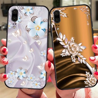 Ốp lưng huawei p20 / huawei p20 lite in hình hoa , ốp nữ sang trọng