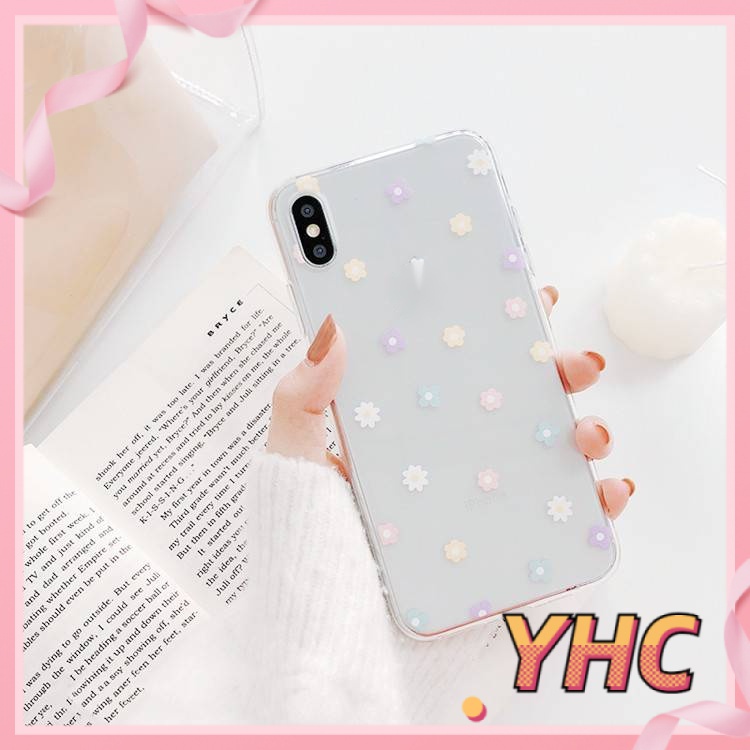 ốp iphone TPU Trong Suốt Hình Hoa tương thíchIphone6 6splus 7 7plus 8 8plus XR X XS 12 11 Pro max Plus 13 Promax-799