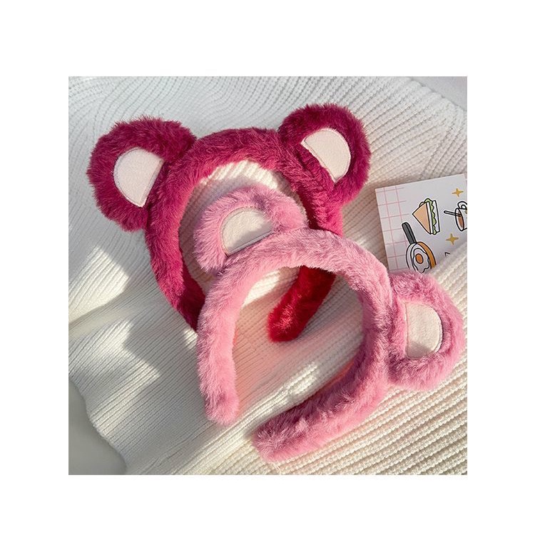 Băng đô/Cài tóc/Scrunchie gấu dâu Lotso nhiều màu sắc dễ thương