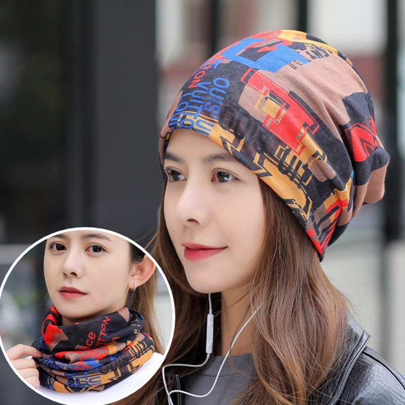 1 Khăn Turban Trùm Đầu Co Giãn Nhiều Màu Sắc Cho Nữ