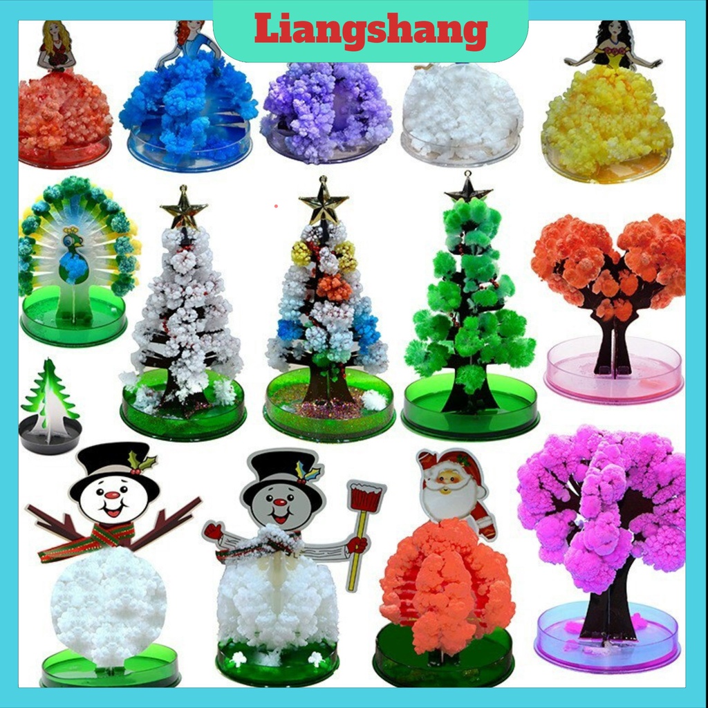 Cây Thông Thần Kỳ Tự Nở Hoa Tuyết 🍁FREESHIP🍁Cây Thông Noel Mini để bàn phủ tuyết, quà giáng sinh cho bé