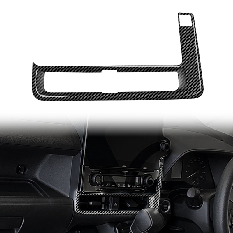 Khung Viền Lỗ Thông Gió A / C Bằng Sợi Carbon Cho Toyota Sienta 2022 2023