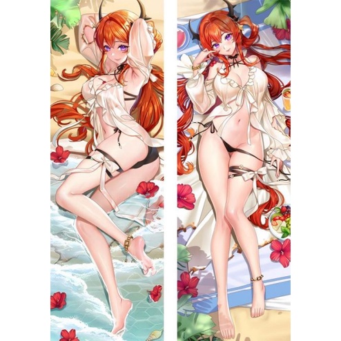 Vỏ Gối Ôm In Hình Anime Arknights Surtr 50 * 150cm 50 * 150cm
