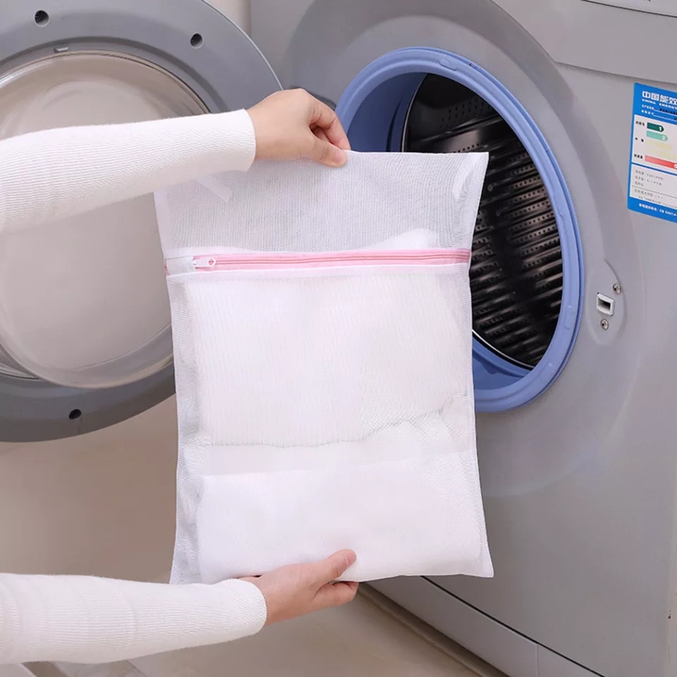 Túi Giặt Máy Drap chống thấm cao cấp PT Giúp Quần Áo Bền Đẹp Hơn Chất Lượng Lưới Cao Cấp Size 50